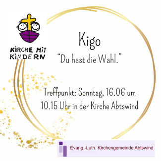 Einladung zum Kigo am 16.6.